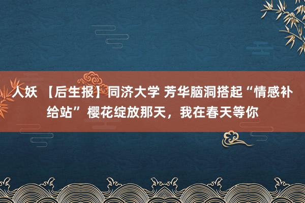 人妖 【后生报】同济大学 芳华脑洞搭起“情感补给站” 樱花绽放那天，我在春天等你