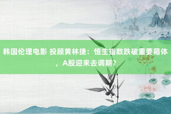 韩国伦理电影 投顾黄林捷：恒生指数跌破重要箱体，A股迎来去调期？